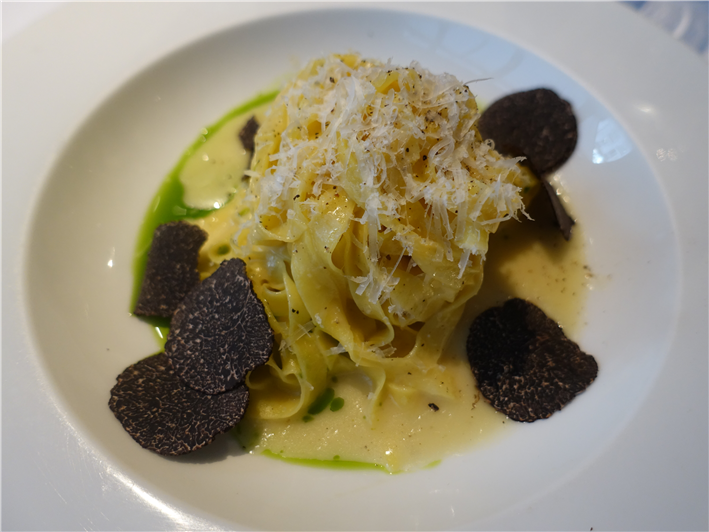 pasta with Umbrian truffles